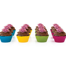 Load image into Gallery viewer, Pantry Elements® Jumbo Silicone Baking Cups (12-Pack) - Vibrant Collection