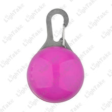 Load image into Gallery viewer, Flashing LED Dog Collar Pendant Clip Light