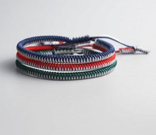 Load image into Gallery viewer, Handmade Buddhist Knots Rope Bracelet
