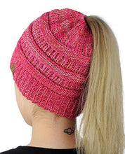 Load image into Gallery viewer, Ponytail Knit Beanie