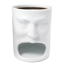 Load image into Gallery viewer, Face Shape Ceramic Coffee Cup Mug