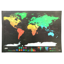 Load image into Gallery viewer, Scratch off world map poster