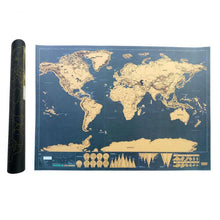 Load image into Gallery viewer, Scratch off world map poster