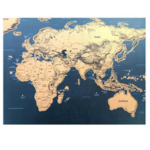 Load image into Gallery viewer, Scratch off world map poster