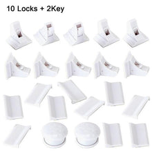 Load image into Gallery viewer, Safety Magnetic Cabinet Locks (4 locks + 1 key)