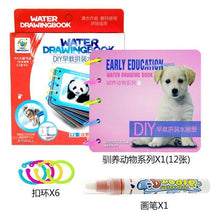 Load image into Gallery viewer, Magic Water Drawing Book Coloring Book Doodle with Magic Pen Painting Board For Children Education Drawing Toy