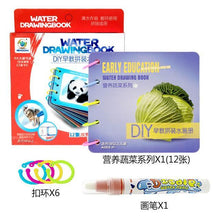 Load image into Gallery viewer, Magic Water Drawing Book Coloring Book Doodle with Magic Pen Painting Board For Children Education Drawing Toy