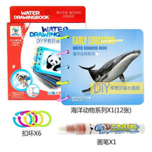Load image into Gallery viewer, Magic Water Drawing Book Coloring Book Doodle with Magic Pen Painting Board For Children Education Drawing Toy