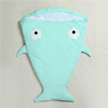 Load image into Gallery viewer, Mr. Shark baby sleeping bag