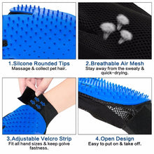 Load image into Gallery viewer, Pet Grooming Deshedding Brush Glove (for Cats/Dogs)