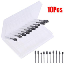 Load image into Gallery viewer, Double Diamond Cut Rotary Burrs 10pcs Set