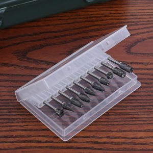 Double Diamond Cut Rotary Burrs 10pcs Set