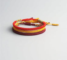 Load image into Gallery viewer, Handmade Buddhist Knots Rope Bracelet