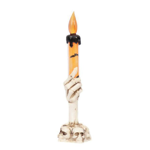 Halloween Skeleton Candle Stand