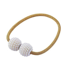 Load image into Gallery viewer, Magnetic Curtain Tiebacks Pearl Beads