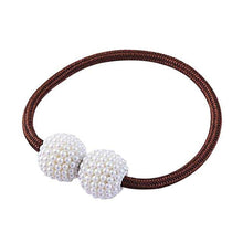Load image into Gallery viewer, Magnetic Curtain Tiebacks Pearl Beads
