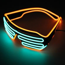 Load image into Gallery viewer, Double Color Glow LED Glasses