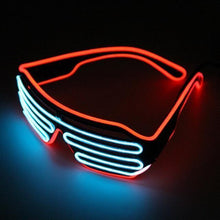 Load image into Gallery viewer, Double Color Glow LED Glasses