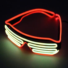 Load image into Gallery viewer, Double Color Glow LED Glasses