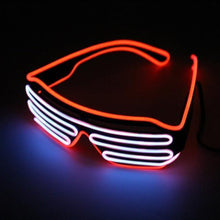 Load image into Gallery viewer, Double Color Glow LED Glasses