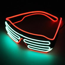 Load image into Gallery viewer, Double Color Glow LED Glasses