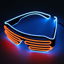 Load image into Gallery viewer, Double Color Glow LED Glasses