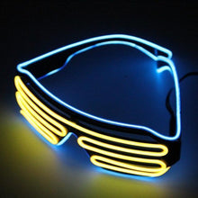 Load image into Gallery viewer, Double Color Glow LED Glasses