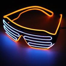 Load image into Gallery viewer, Double Color Glow LED Glasses