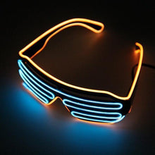 Load image into Gallery viewer, Double Color Glow LED Glasses